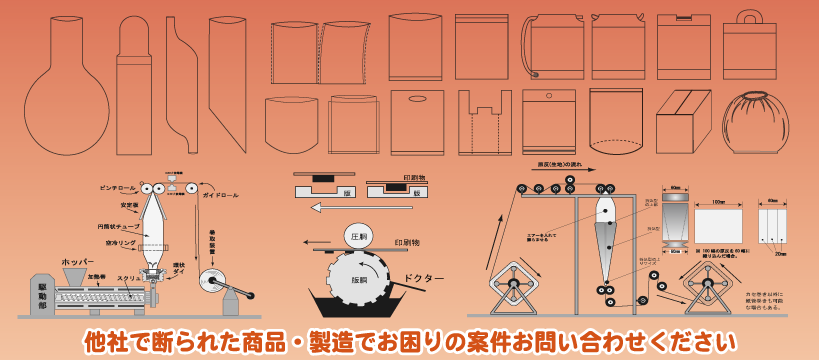 他社で断られた商品、製造でお困りの商品、オリジナル、オーダー品